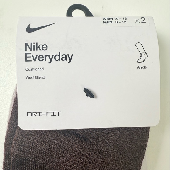 Nike Crew Sock Ankle Socks Sets Matching w Logo Wool Blend Cushioned Dri-Fit NWT - Picture 6 of 10